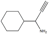 1-cyclohexylprop-2-yn-1-amine 化学構造式