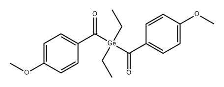 双(4-甲氧基苯甲酰基)二乙基锗,1207515-90-9,结构式