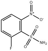 2-fluoro-6-nitrobenzene-1-sulfonamide Struktur