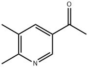 1-(5,6-二甲基吡啶-3-基)乙酮 结构式