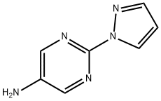 5-Amino-2-(1H-pyrazol-1-yl)pyrimidine Struktur