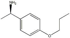 (1R)-1-(4-PROPOXYPHENYL)ETHANAMINE 化学構造式