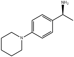 (1S)-1-(4-PIPERIDIN-1-YLPHENYL)ETHANAMINE 化学構造式