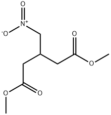 Dimethyl 3-(Nitromethyl)pentanedioate Struktur