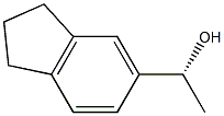 (1R)-1-(2,3-二氢-1H-茚-5-基)乙-1-醇 结构式