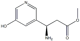 METHYL (3R)-3-AMINO-3-(5-HYDROXY(3-PYRIDYL))PROPANOATE Structure