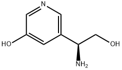 5-((1S)-1-AMINO-2-HYDROXYETHYL)PYRIDIN-3-OL Struktur