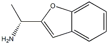 (1R)-1-(1-BENZOFURAN-2-YL)ETHAN-1-AMINE 化学構造式