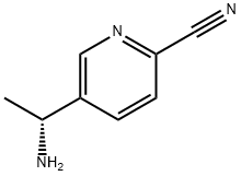 5-((1R)-1-AMINOETHYL)PYRIDINE-2-CARBONITRILE Structure