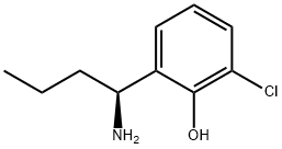 2-((1S)-1-AMINOBUTYL)-6-CHLOROPHENOL 结构式