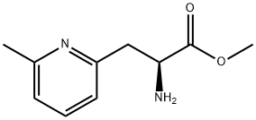 METHYL (2S)-2-AMINO-3-(6-METHYLPYRIDIN-2-YL)PROPANOATE Structure