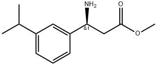 METHYL (3S)-3-AMINO-3-[3-(METHYLETHYL)PHENYL]PROPANOATE Struktur