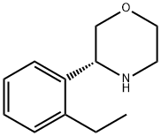 (3R)-3-(2-ETHYLPHENYL)MORPHOLINE Structure