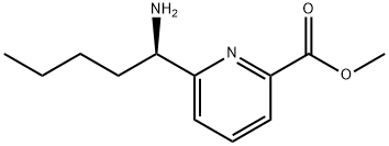 METHYL 6-((1R)-1-AMINOPENTYL)PYRIDINE-2-CARBOXYLATE Structure