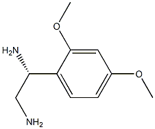 (1R)-1-(2,4-DIMETHOXYPHENYL)ETHANE-1,2-DIAMINE 化学構造式