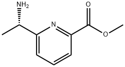 METHYL 6-((1S)-1-AMINOETHYL)PYRIDINE-2-CARBOXYLATE 化学構造式
