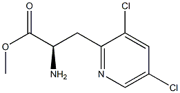 METHYL (2R)-2-AMINO-3-(3,5-DICHLORO(2-PYRIDYL))PROPANOATE Structure