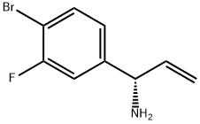 (S)-1-(4-溴-3-氟苯基)丙-2-烯-1-胺,1213159-73-9,结构式
