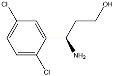 (3R)-3-AMINO-3-(2,5-DICHLOROPHENYL)PROPAN-1-OL,1213172-78-1,结构式