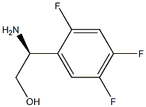 (2S)-2-AMINO-2-(2,4,5-TRIFLUOROPHENYL)ETHAN-1-OL 化学構造式