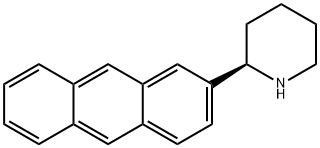 (2R)-2-(2-ANTHRYL)PIPERIDINE 化学構造式