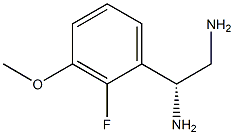 (1R)-1-(2-FLUORO-3-METHOXYPHENYL)ETHANE-1,2-DIAMINE Struktur