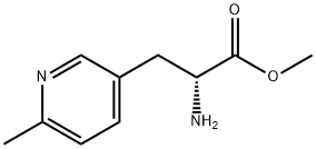 METHYL (2R)-2-AMINO-3-(6-METHYL(3-PYRIDYL))PROPANOATE Struktur