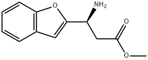 METHYL (3S)-3-AMINO-3-(1-BENZOFURAN-2-YL)PROPANOATE Structure