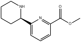 METHYL 6-[(2R)-PIPERIDIN-2-YL]PYRIDINE-2-CARBOXYLATE 结构式