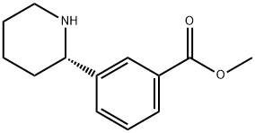 methyl (S)-3-(piperidin-2-yl)benzoate Struktur