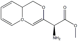 METHYL 2-(2H,3H-BENZO[3,4-E]1,4-DIOXIN-6-YL)(2S)-2-AMINOACETATE 结构式