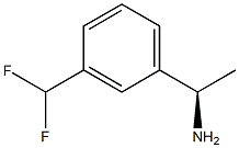 (R)-1-(3-(二氟甲基)苯基)乙胺 结构式