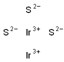 Iridium(III) sulfide,12136-42-4,结构式