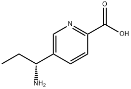 5-((1R)-1-AMINOPROPYL)PYRIDINE-2-CARBOXYLIC ACID,1213606-35-9,结构式