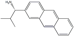 (1S)-1-(2-ANTHRYL)-2-METHYLPROPYLAMINE Structure