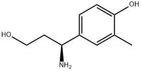 4-((1S)-1-AMINO-3-HYDROXYPROPYL)-2-METHYLPHENOL 结构式