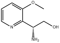 (2R)-2-AMINO-2-(3-METHOXY(2-PYRIDYL))ETHAN-1-OL Structure