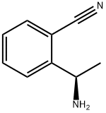 (R)-2-(-1-Amino-ethyl)-benzonitrile 化学構造式