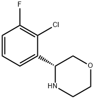 (3R)-3-(2-CHLORO-3-FLUOROPHENYL)MORPHOLINE,1213920-29-6,结构式