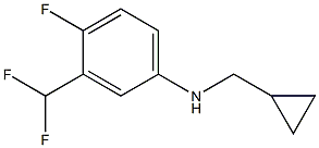 (1R)[3-(DIFLUOROMETHYL)-4-FLUOROPHENYL]CYCLOPROPYLMETHYLAMINE,1213976-92-1,结构式