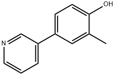 Phenol, 2-methyl-4-(3-pyridinyl)- 结构式