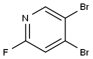 4,5-dibromo-2-fluoropyridine Structure