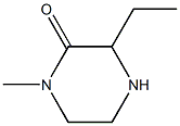 3-乙基-1-甲基哌嗪-2-酮 结构式