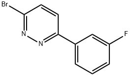 3-Bromo-6-(3-fluorophenyl)pyridazine Struktur
