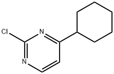 2-Chloro-4-(cyclohexyl)pyrimidine Struktur