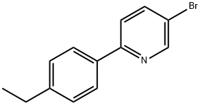 3-Bromo-6-(4-ethylphenyl)pyridine Structure