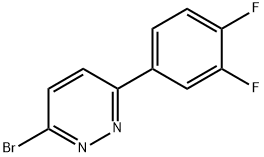 3-Bromo-6-(3,4-difluorophenyl)pyridazine Struktur