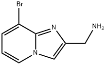 {8-bromoimidazo[1,2-a]pyridin-2-yl}methanamine Struktur