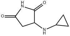 3-(环丙氨基)吡咯烷-2,5-二酮,1218107-98-2,结构式