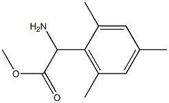 methyl 2-amino-2-(2,4,6-trimethylphenyl)acetate Structure